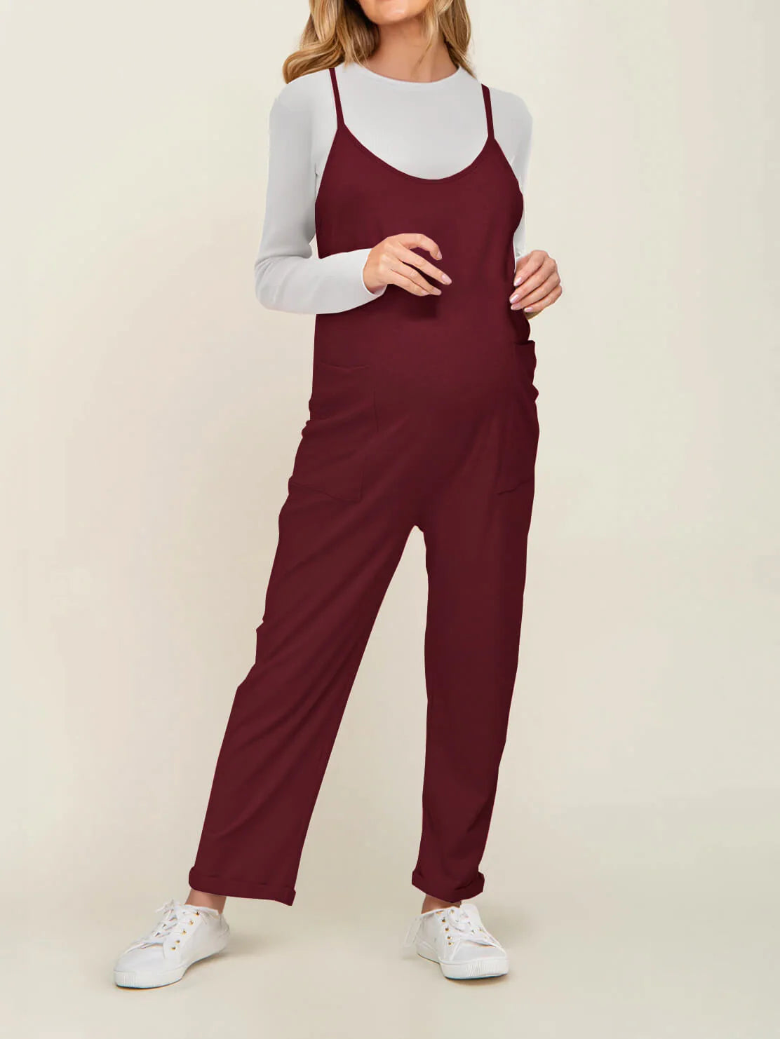 Maternity & Postpartum - Oversized Jumpsuit